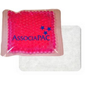 Pink Cloth-Backed, Gel Beads Cold/Hot Therapy Pack (4.5"x4.5")